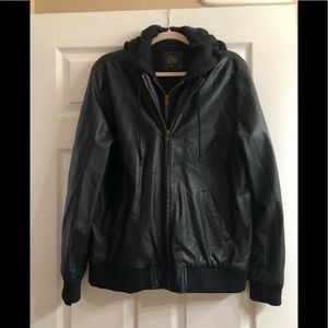 Obey Men’s Leather Jacket